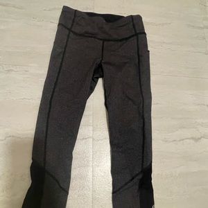 Lululemon 7/8 grey/black leggings